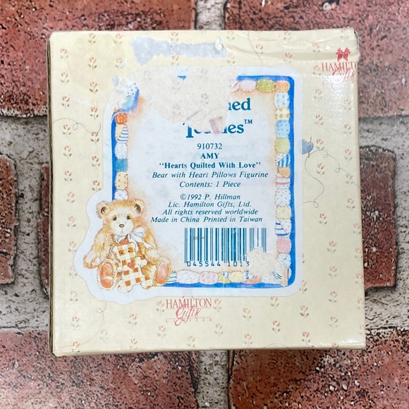 Cherished Teddies “Amy” Adorable Teddy Bear Figurine by Priscilla Hamill - Picture 4 of 4